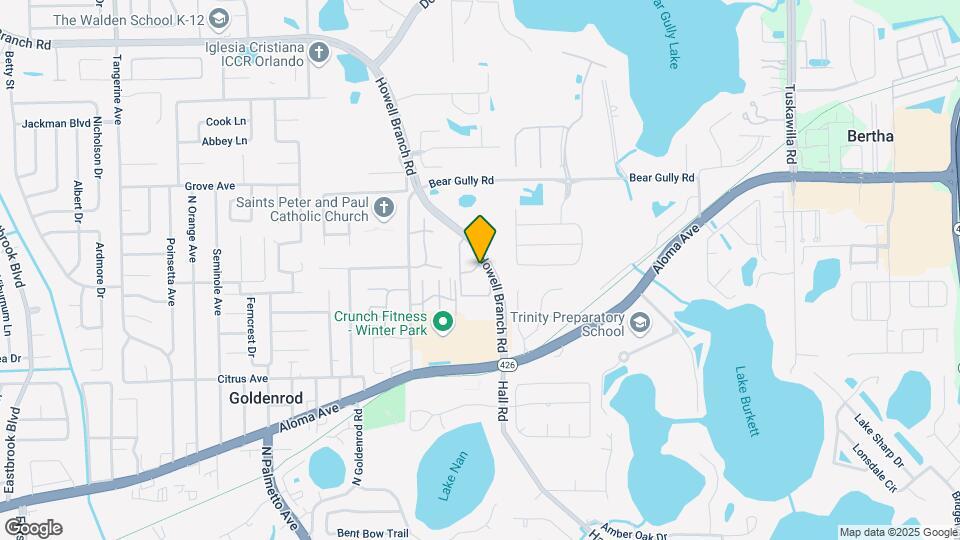 Howell Branch Cove Mapa y Detalles de la Ubicación