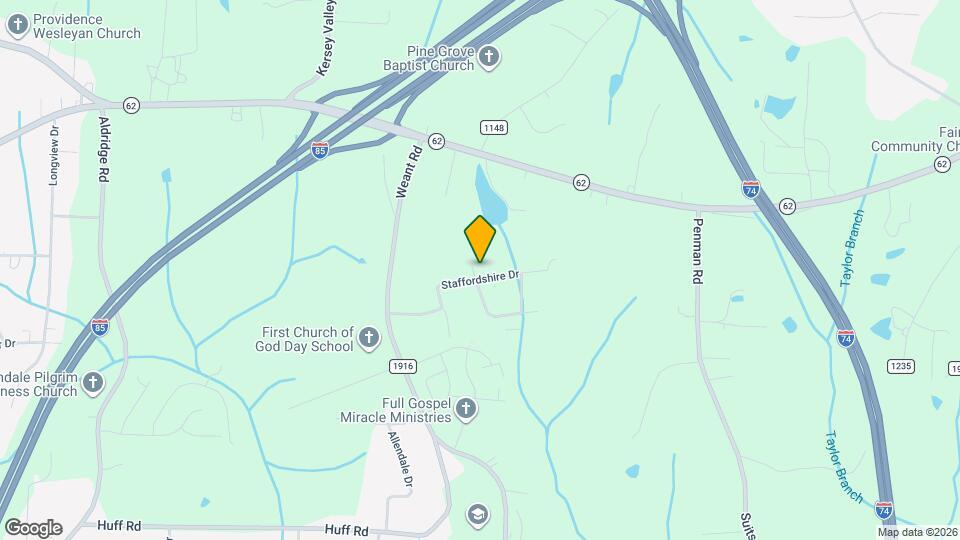 6418 Staffordshire Dr Map and Location Details