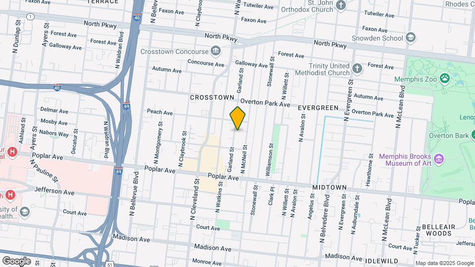 302 Garland St, Unit 5 Map and Location Details