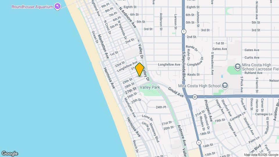 429 1/2 28th St, Unit 429 1/2 28th St. (Rear Unit) Map and Location Details