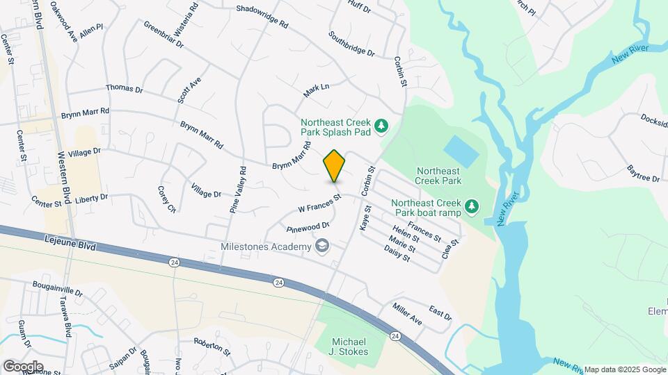 105 Pine Crest Dr Map and Location Details