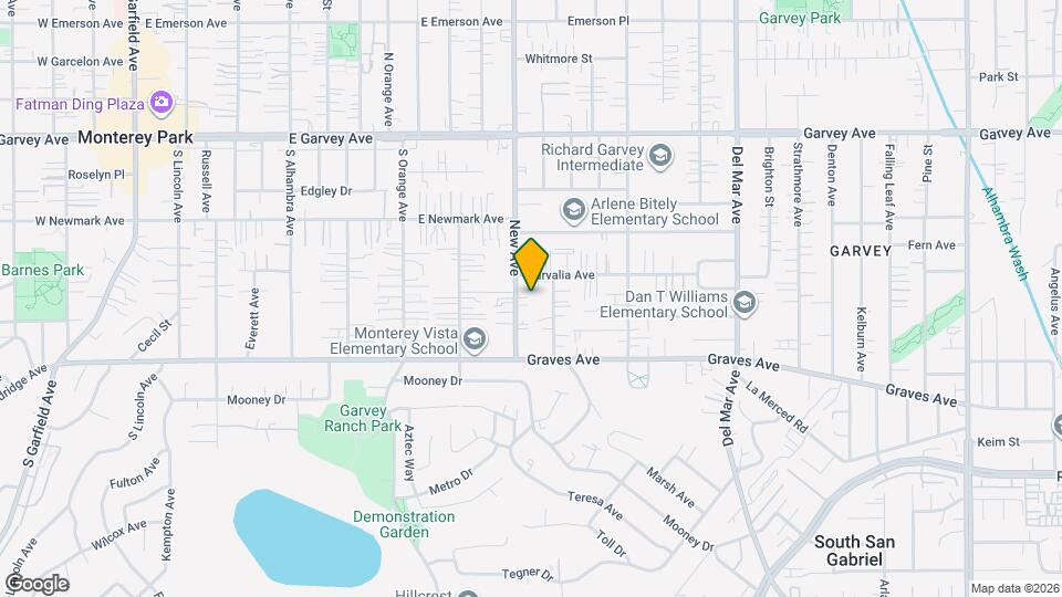 2468 New Ave, Unit B Map and Location Details