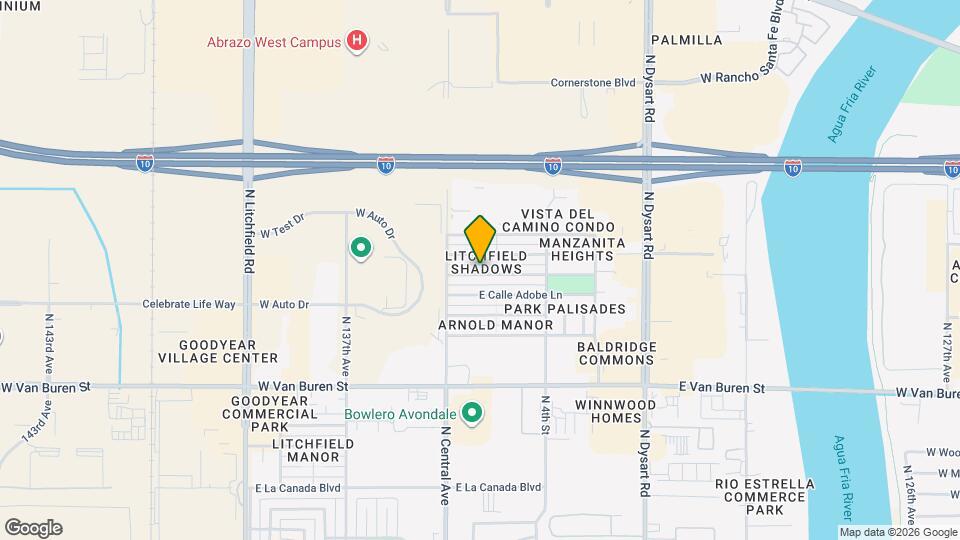 626 E Via Elena St Map and Location Details