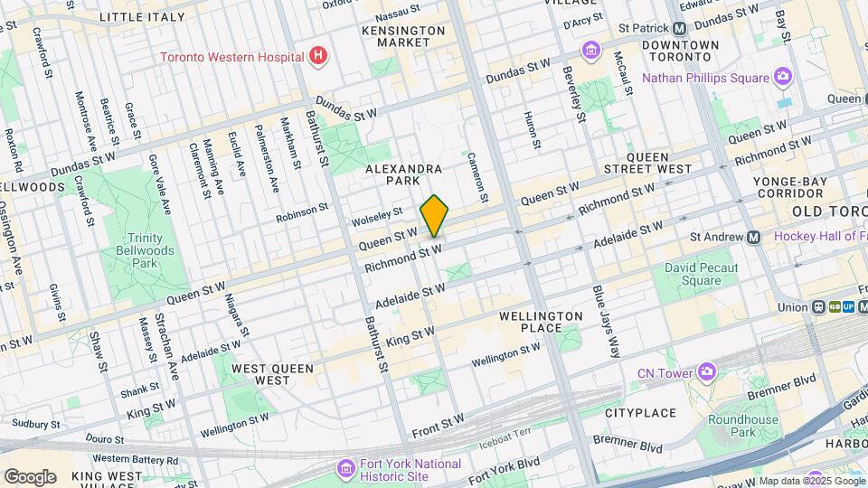 532 Richmond St W Map and Location Details