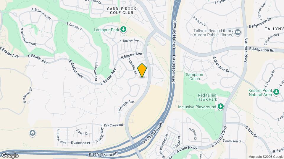 22702 E Fremont Pl Mapa y Detalles de la Ubicación
