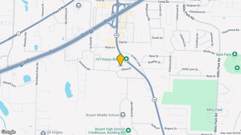 208 Ethel Dr Mapa y Detalles de la Ubicación