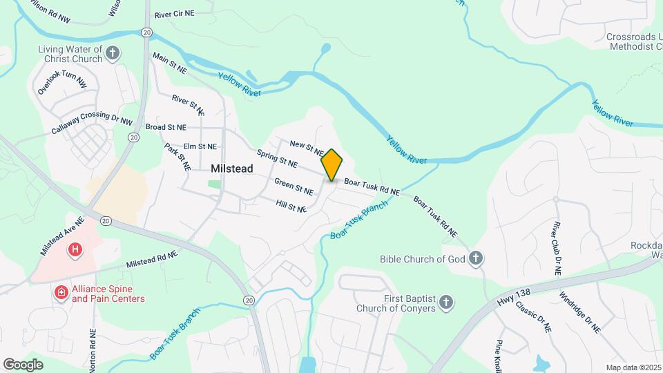 1324 Slaton Manor Dr NE Mapa y Detalles de la Ubicación