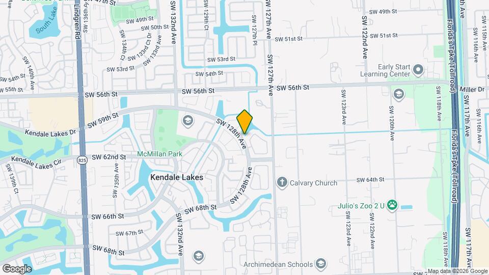 12775 SW 59th St Map and Location Details