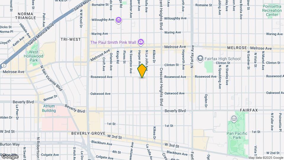 460 N Harper Ave Map and Location Details