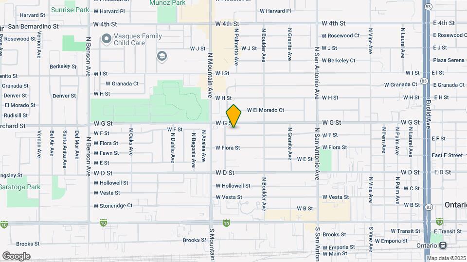 1012 W F St Map and Location Details