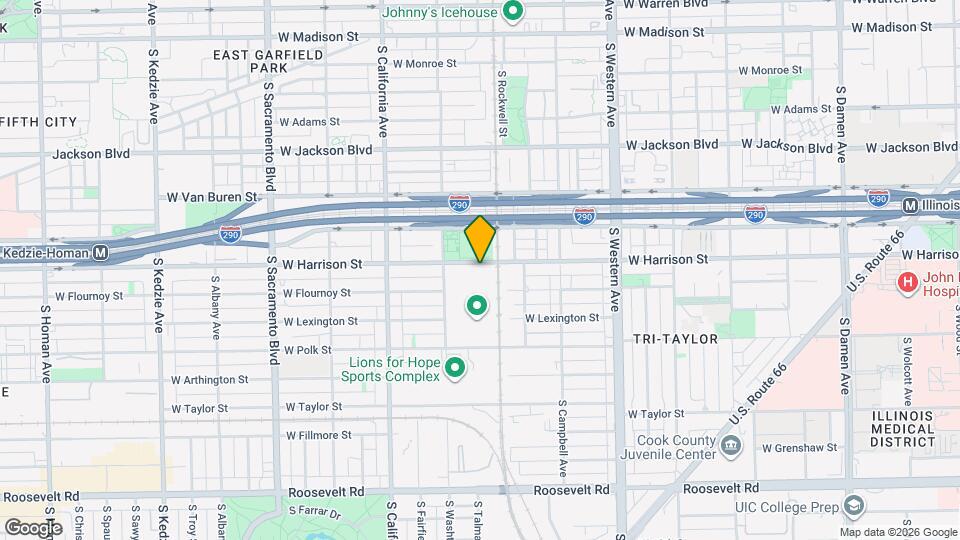 2641 W Harrison St, Unit 3R Map and Location Details