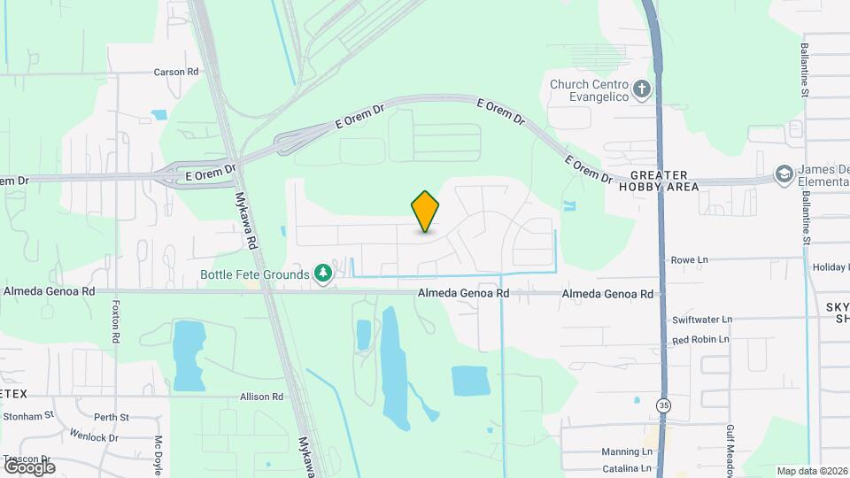 7031 Hobby Wind Ridge Dr Map and Location Details