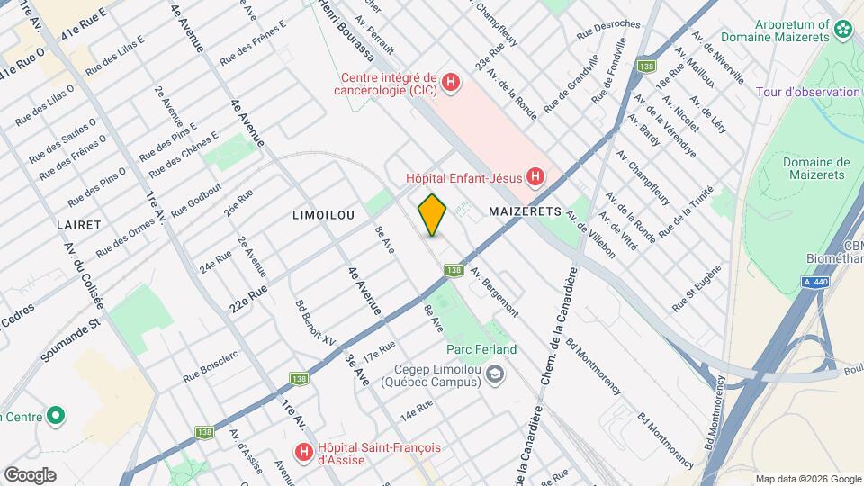 1000 Charland Rue Map and Location Details