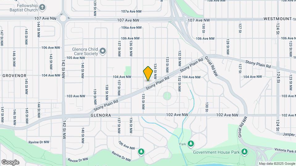 10335-10135 135 St NW Map and Location Details