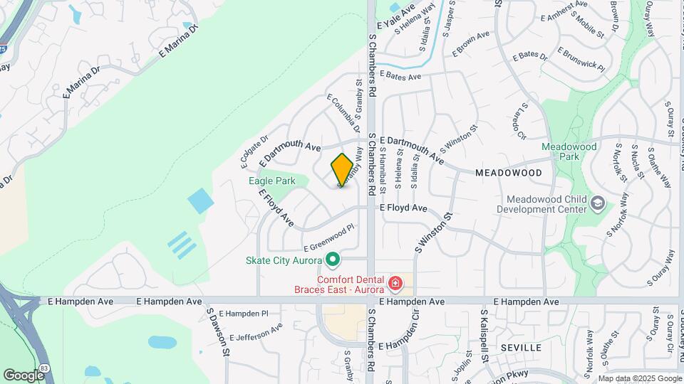 3256 S Granby Way Map and Location Details