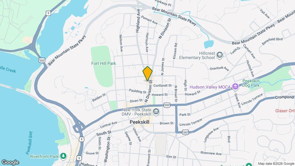298 Highland Ave Map and Location Details