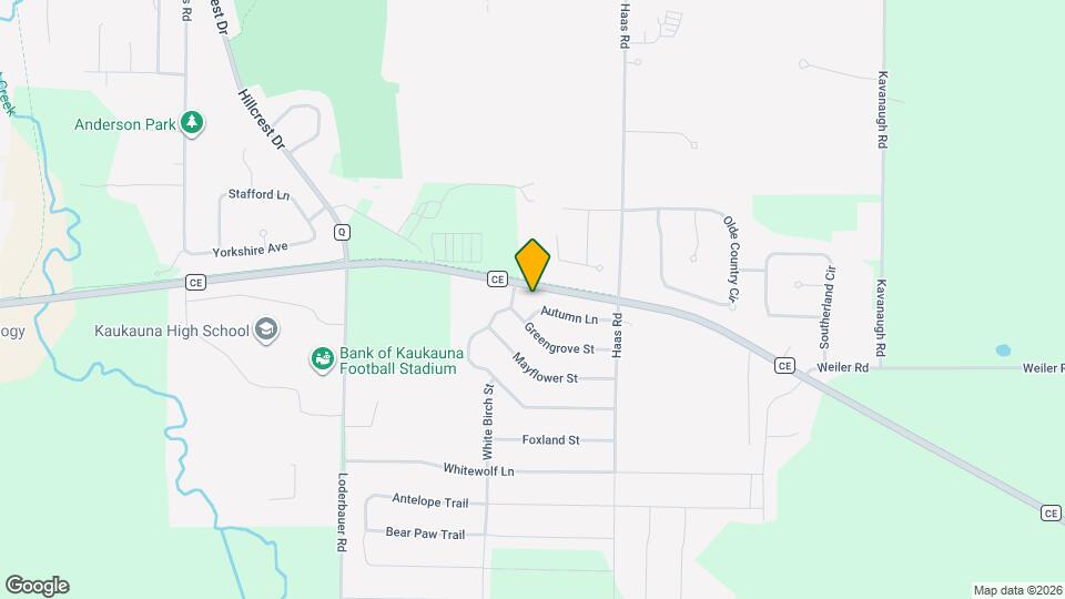 2010-2012 Autumn Ln Map and Location Details