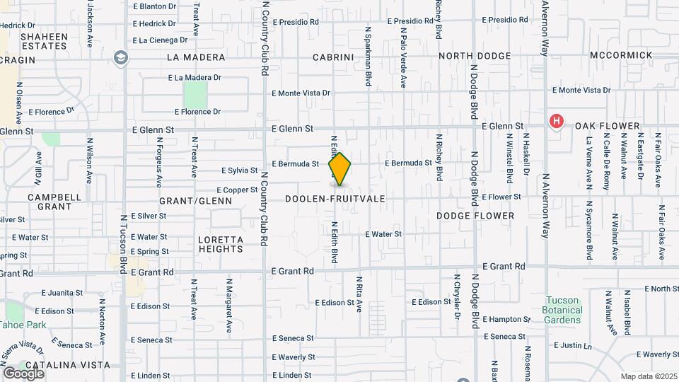 2618 N Edith Blvd Mapa y Detalles de la Ubicación