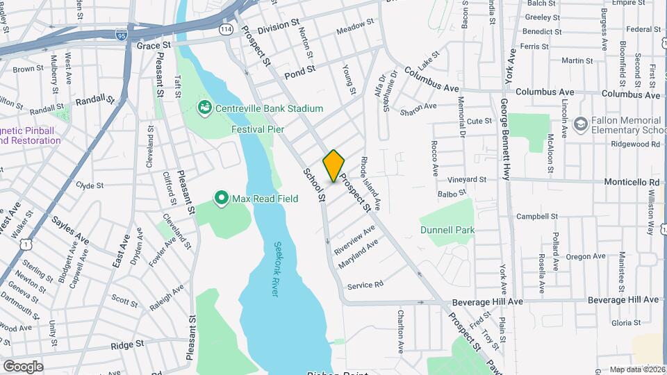 23 Exeter Ave Map and Location Details