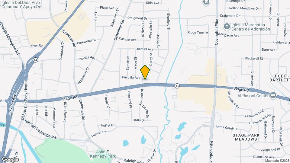 4756 Stage Rd Map and Location Details