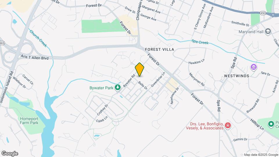 1780 Belle Dr Map and Location Details