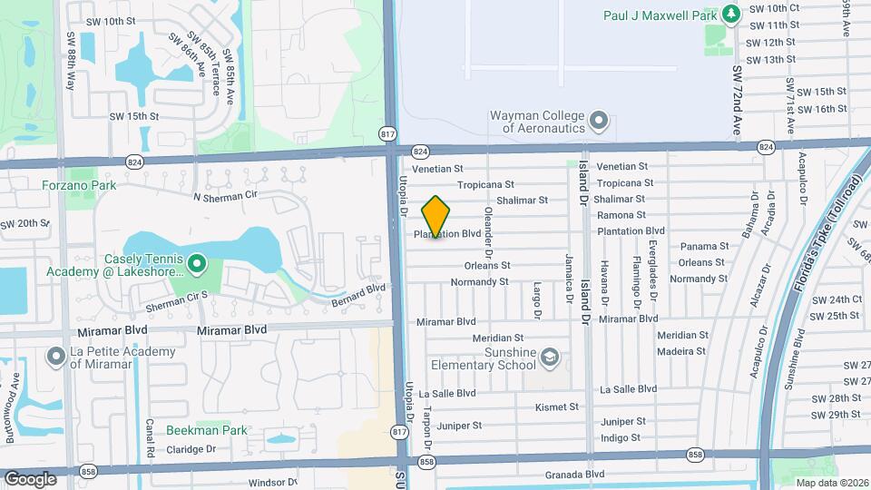 7953 Panama St Map and Location Details