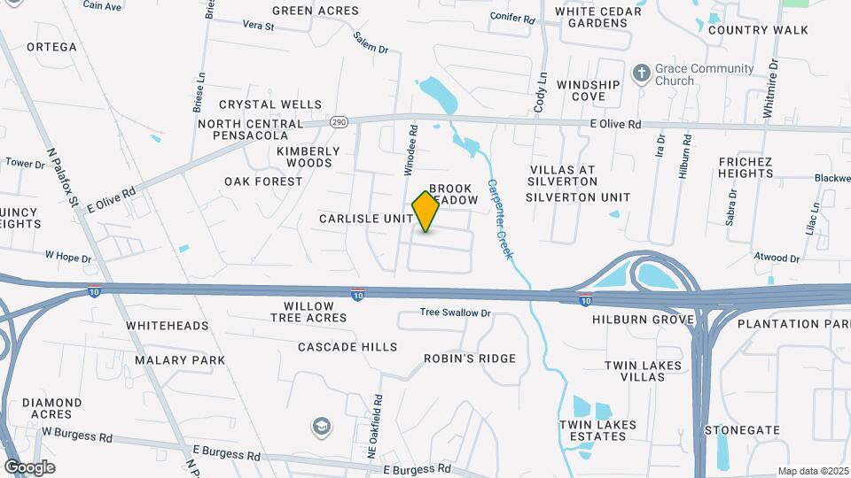 718 Forgotten Creek Ln Map and Location Details