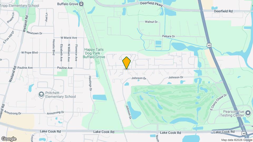 1142 W Inverrary Ln Map and Location Details