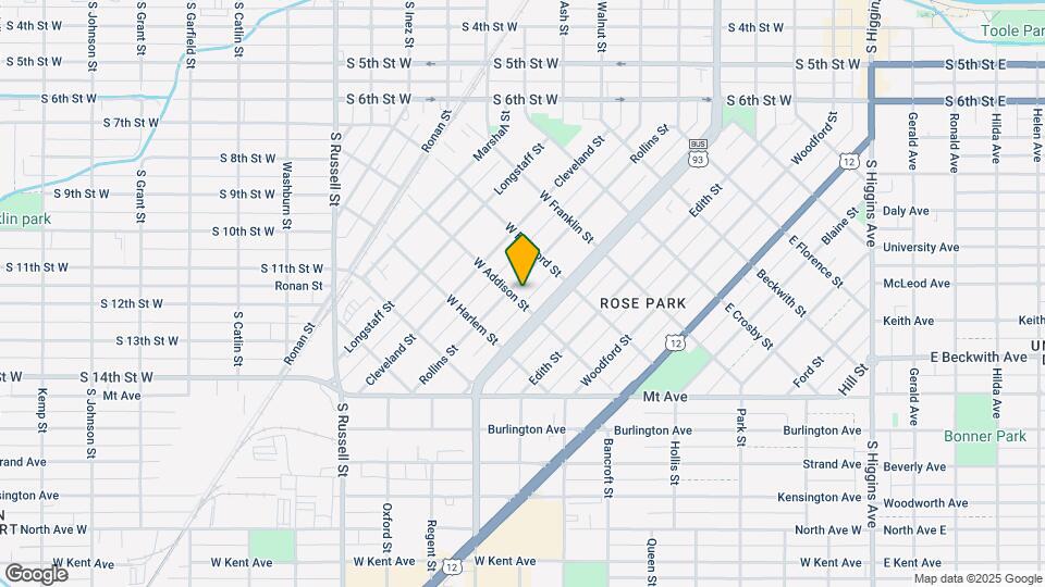840 Rollins St Map and Location Details