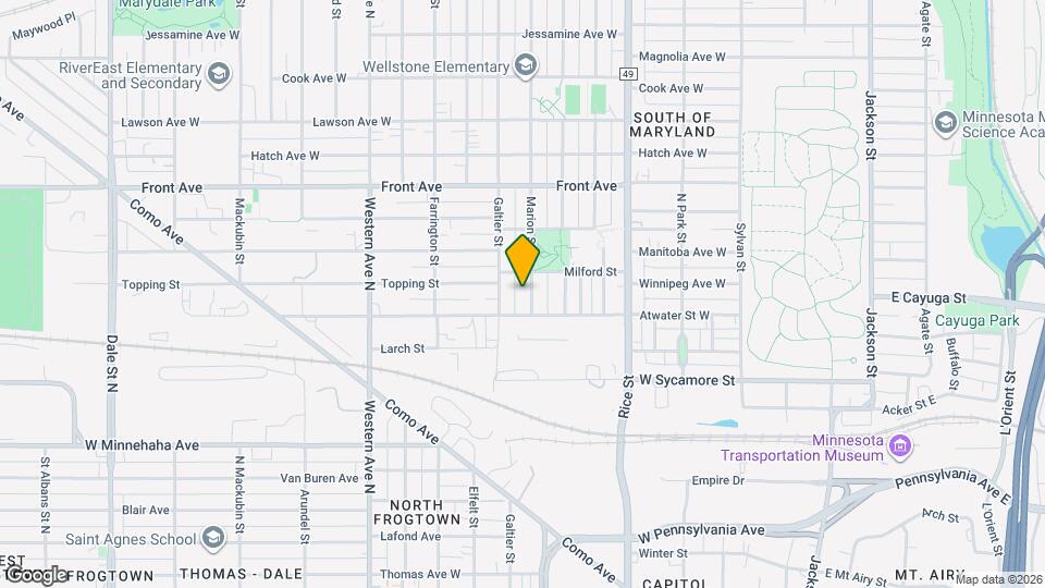 861 Marion St Map and Location Details