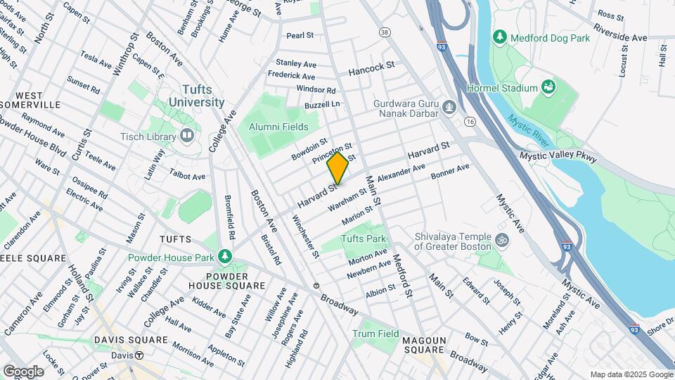 204 Harvard St, Unit 01A Map and Location Details