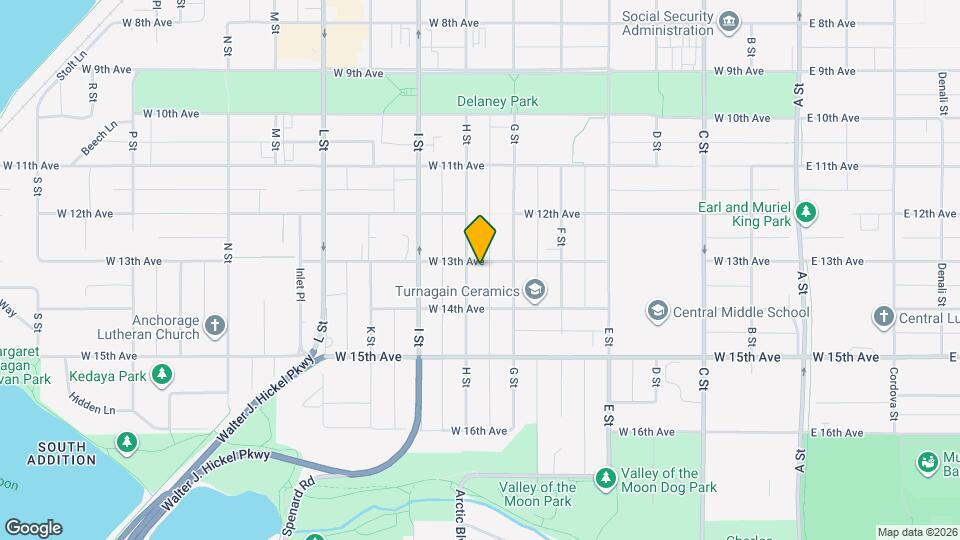 1303 H St Map and Location Details