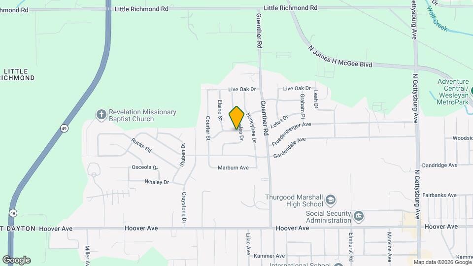 4850 Porterfield Dr Map and Location Details