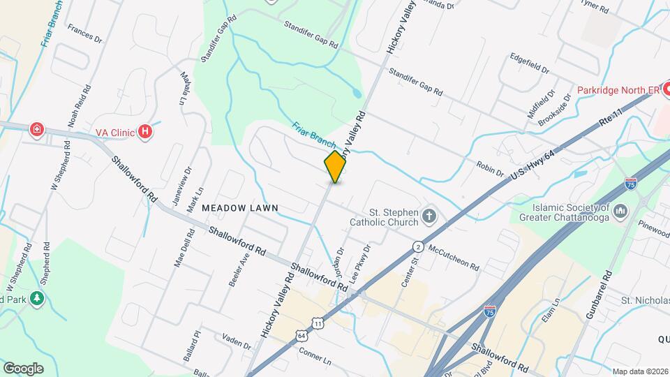 2410 Hickory Valley Rd Map and Location Details