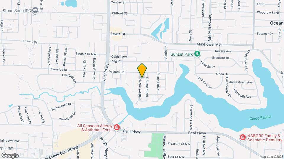 607 W Sunset Blvd Map and Location Details