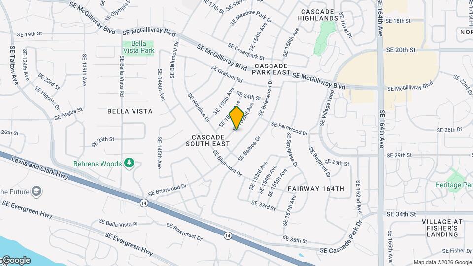 2611 SE 152nd Ave Map and Location Details
