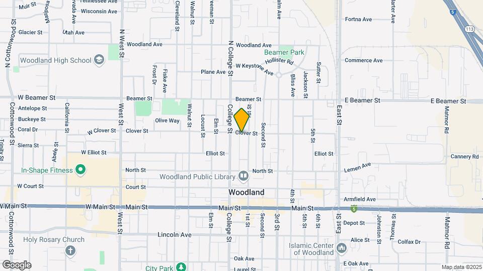 512 Clover St Map and Location Details