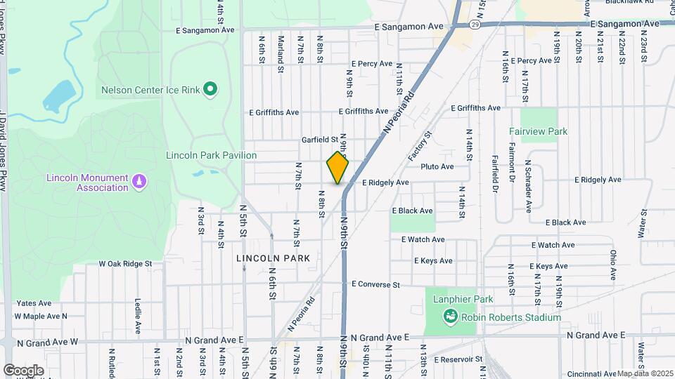 824 E Ridgely Ave Map and Location Details