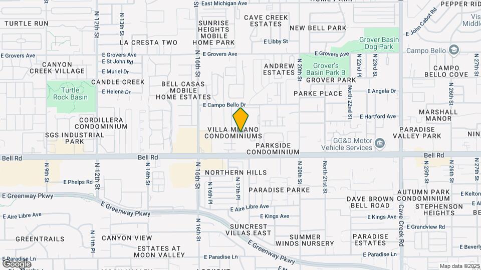 Desert Springs Apartments Map and Location Details