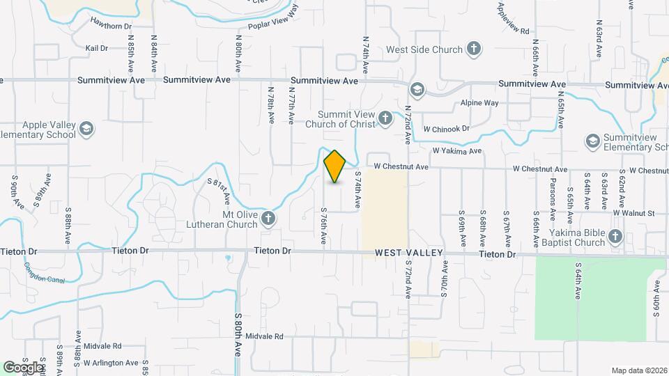 204 S 75th Pl Map and Location Details