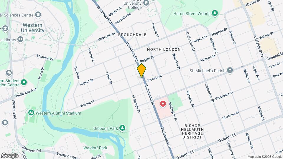 1053 Richmond St Map and Location Details