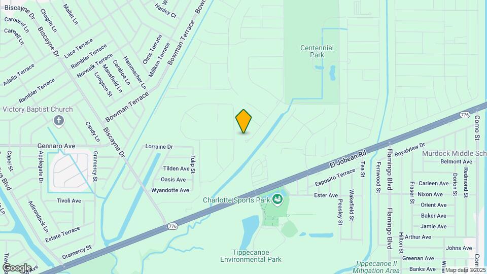 1985 West Palms Drive Map and Location Details
