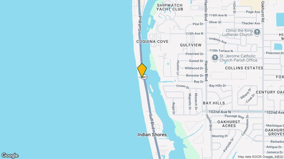 20204 Gulf Blvd Map and Location Details