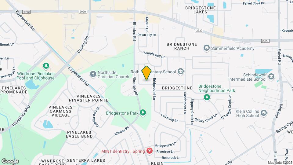 4922 Bridgemont Ln Map and Location Details