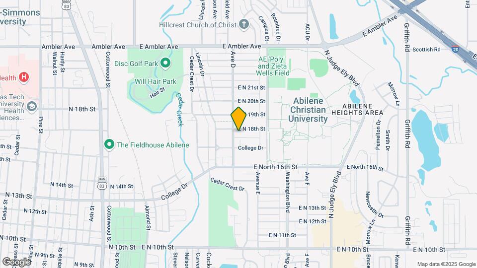 617 E North 18Th St-Unit -A Map and Location Details