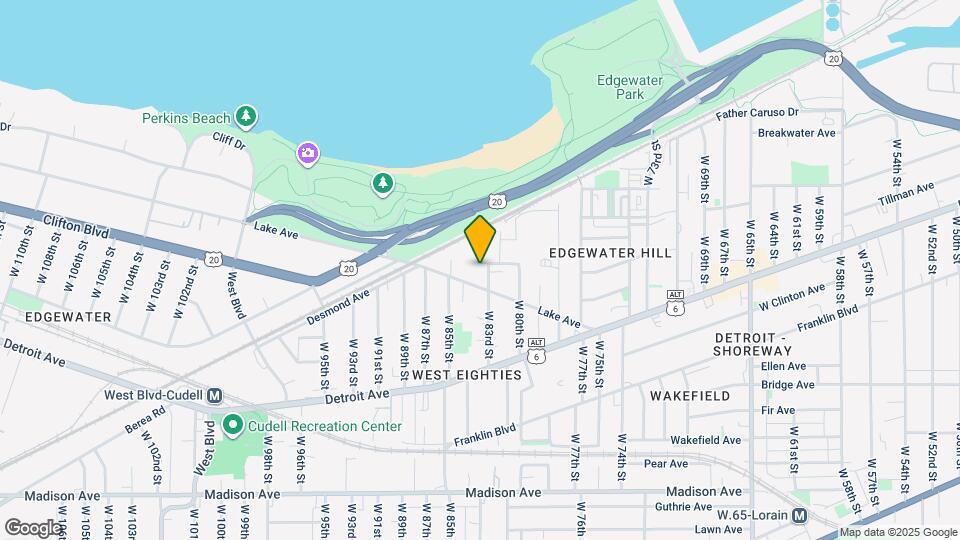 1288 W 83rd St Map and Location Details