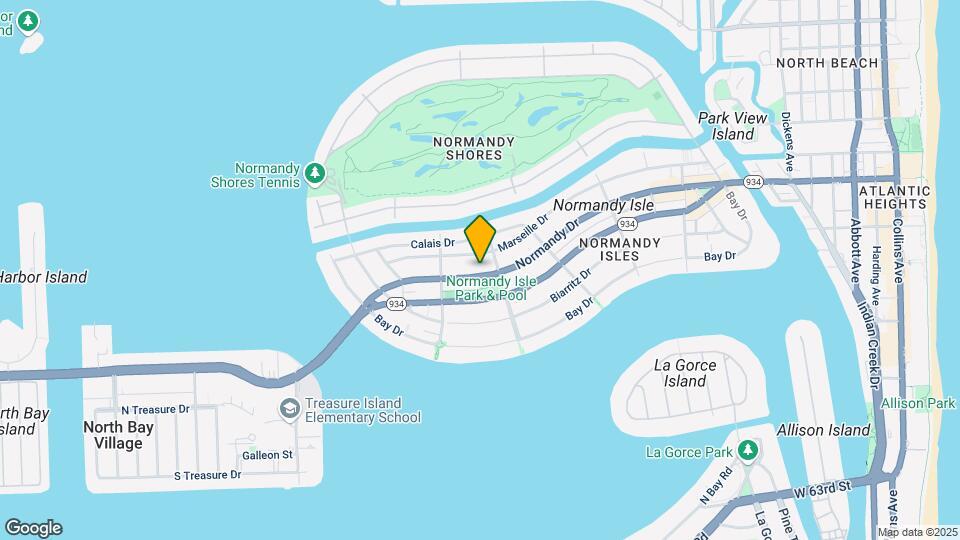 1735 Normandy Dr Map and Location Details