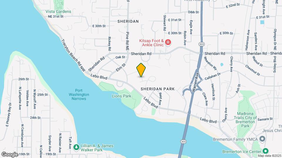 340 Hill Ct, Unit C Map and Location Details