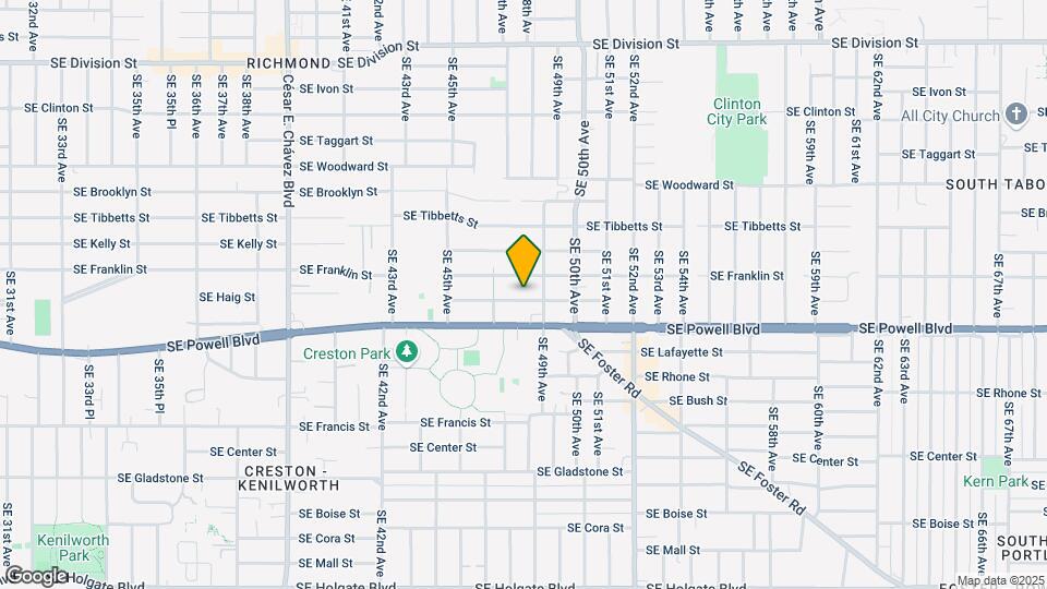 4811 SE Haig St Map and Location Details