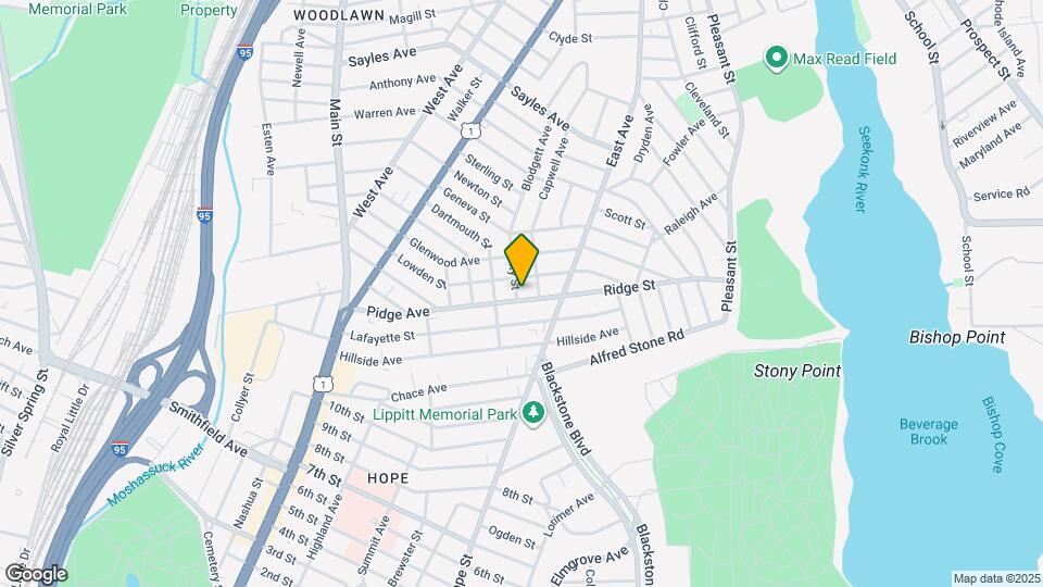 35 Pidge Ave-Unit -37 Pidge Avenue Map and Location Details